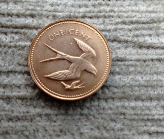 Werty71 Белиз 1 цент 1974  Вилохвостый коршун птица