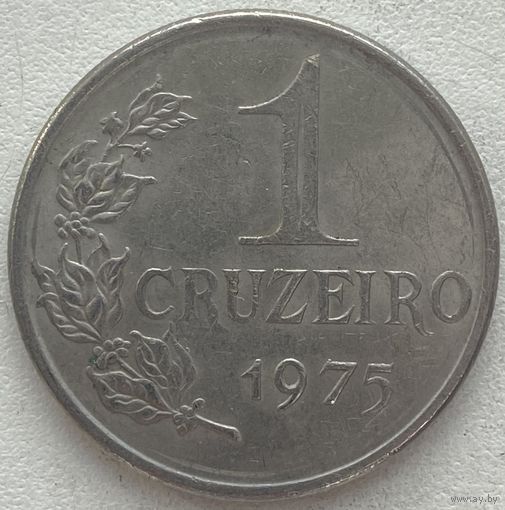 Бразилия 1 крузейро 1975 г.