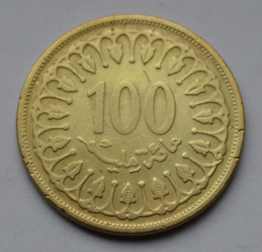 Тунис, 100 миллимов 1993 г.