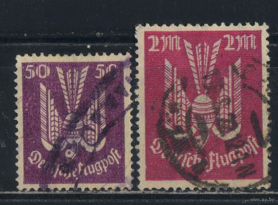 Германия Респ Авиа 1922 Голубь Стандарт ВЗ2 #212,216
