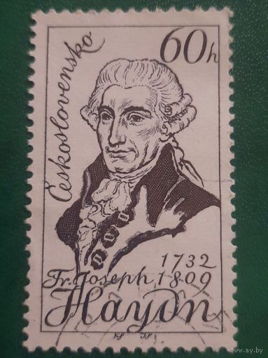 Чехословакия 1959. Композитор Franz Joseph Haydn 1732-1809