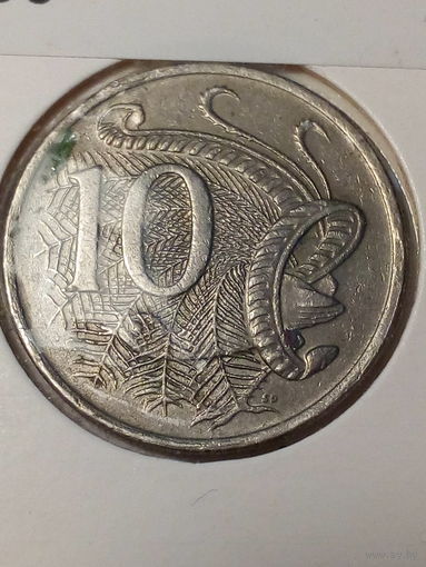 10 цент Австралия 1980 год