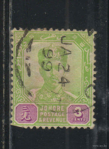 GB Колонии Малайя Джохор 1896 Ибрагим Надп Стандарт #25