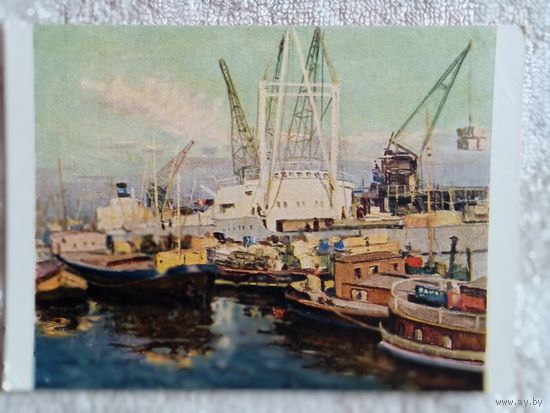 1957. Сулименко. Порт Антверпен. Бельгия