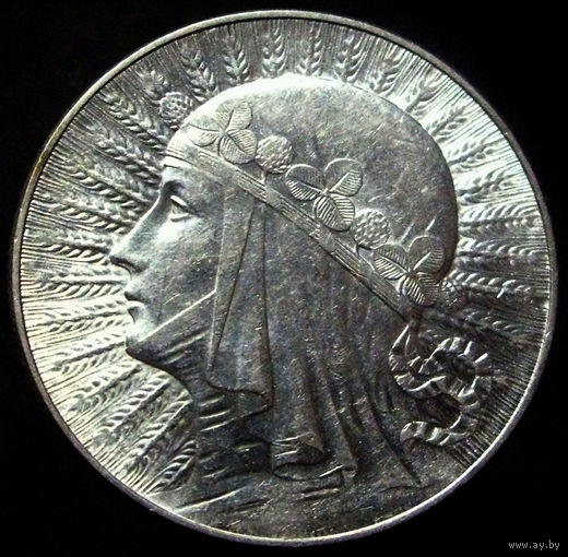 5 злотых 1933 (2) блеск, превосходное коллекционное состояние!!