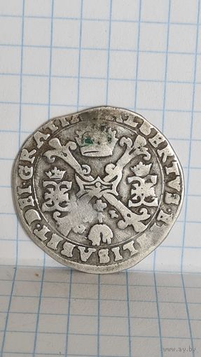 С 1 РУБЛЯ ! МОНЕТА СРЕДНЕВЕКОВЬЕ  НИДЕРЛАНДЫ 1600 ГОДЫ 1,4 талер