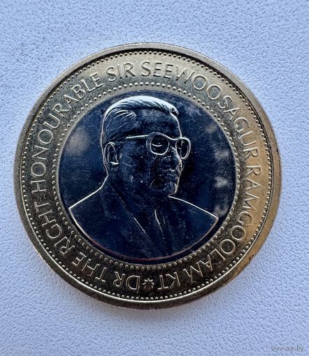 Маврикий 20 рупий 2022 года. Юбилейный выпуск.