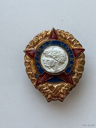 Знак. "Отличник армии" Варшавского договора. Польша.