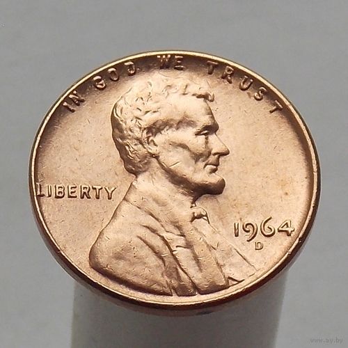 США 1 цент 1964 D