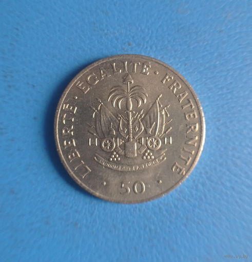 Гаити 50 сентим (сантимов) 1991 год