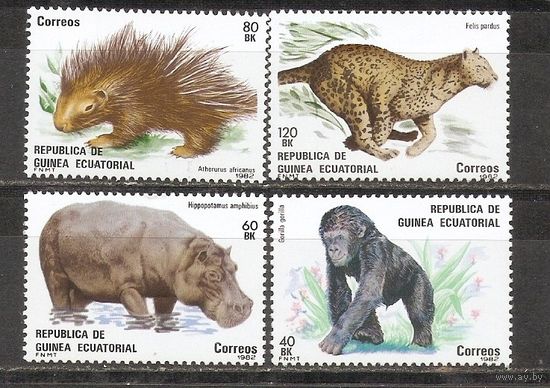 ФФ1 Экваториальная Гвинея 1982 Фауна