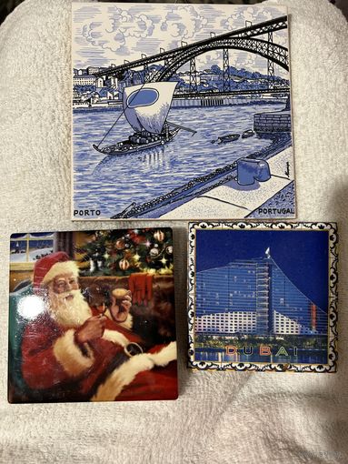 Панно керамические подставки пробка Porto Dubai Santa Claus