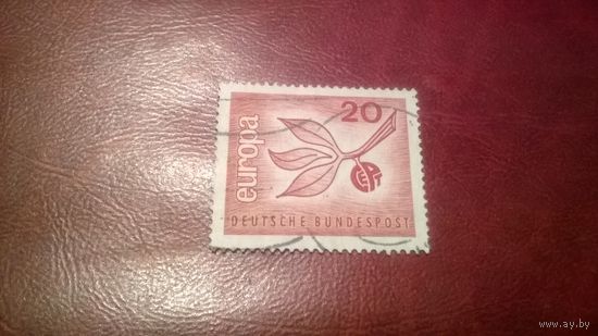 Марка Европа септ 1965 год Германия