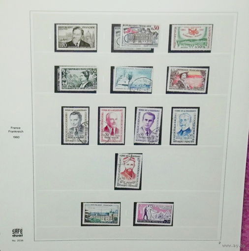 ФРАНЦИЯ.Хронология.РАСПРОДАЖА АЛЬБОМА ПОСТРАНИЧНО !Могут встречаться аккуратные наклейки! СОСТОЯНИЕ НА ФОТО !