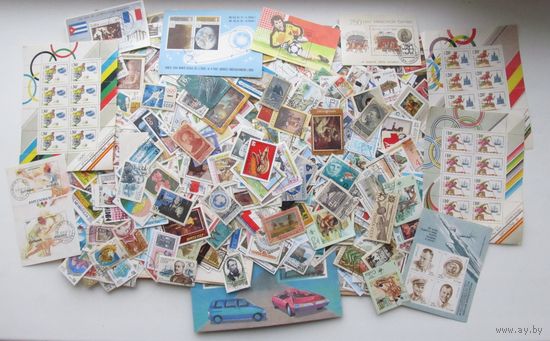 Все лоты с рубля.Марки времен СССР,ок. 1350 шт.