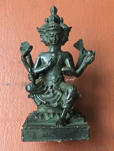 Будда четырехликая, бронза, редкая