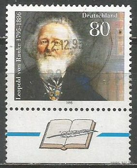 ФРГ. 200 лет со дня рождения Ранке. Историк. 1995г. Mi#1826.