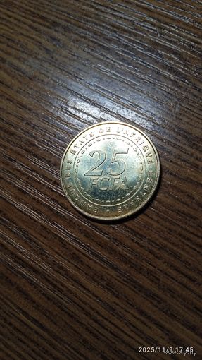 Центральная Африка 25 франков 2023 R- редкость