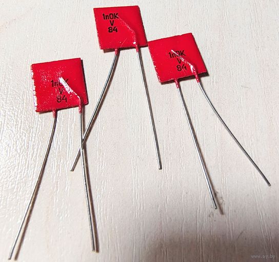 1000 пф ((цена за 40 штук)) 1 нф нанофарад. 102. Конденсаторы керамические однослойные изолированные 1000пф