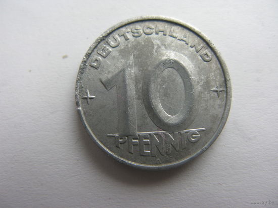 ГДР 10 пфеннигов 1952