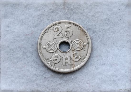 Werty71 Дания 25 эре 1946