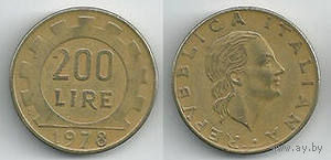 Италия, 200 лир 1978