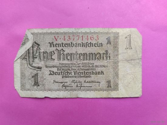1 марка 1937 года.