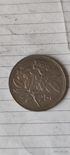 Мальта 25 цент 1998