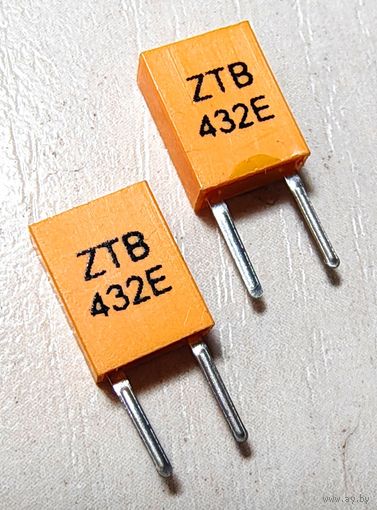 ZTB432E ((Цена за 5 штук)) Кварцевый резонатор керамический 432 КГц ZTB. ZTB432. 0,432000MHz