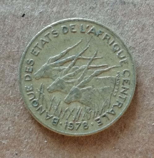 Центральная Африка (BEAC) 5 франков, 1978 г., KM# 7
