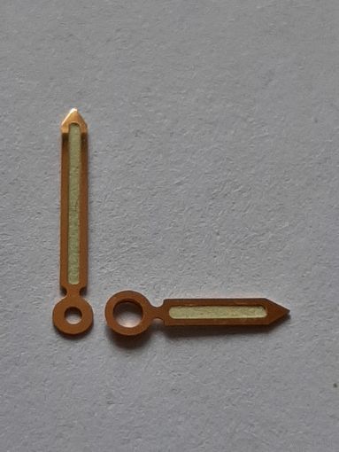 Комплект Новые Позолоченные Стрелки на Часы Восток Командирские СССР.