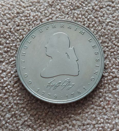 Германия 5 марок, 1981 200 лет со дня смерти Готхольда Эфраима Лессинга