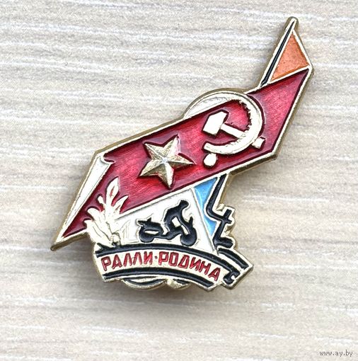 Знак Ралли Родина ДОСААФ СССР