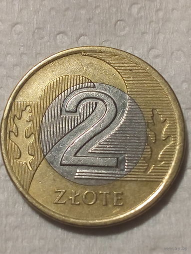 2 злотых Польша 2005 год