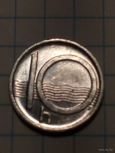 10 геллеров Чехия 1998 год