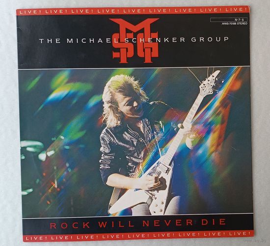 Michael Schenker Group – Rock Will Never Die (JAPAN винил LP 1984)