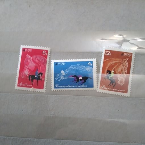 СССР, 1968, КОНЕВОДСТВО** И КОНН СПОРТ ,  3м, чистая**