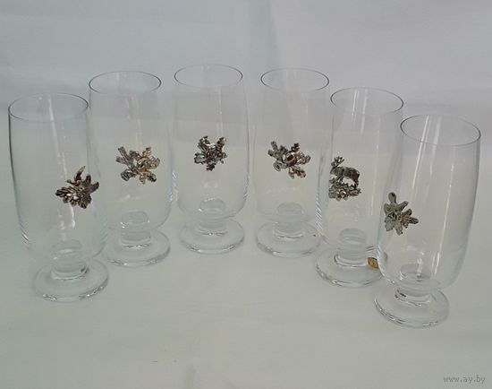Бокалы,фужеры Богемия (Чехословакия)