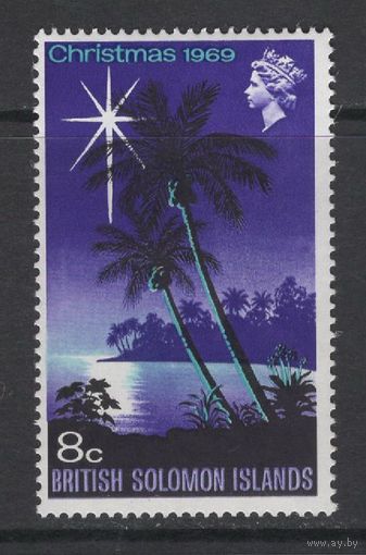 Британские Соломоновы острова /British Solomon Islands 1969** Рождество Mi#189