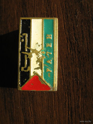 Знак нагрудный члена ФАТХ (организация освобождения Палестины) старый