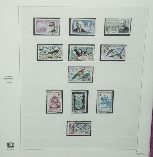 ФРАНЦИЯ.Хронология.РАСПРОДАЖА АЛЬБОМА ПОСТРАНИЧНО !Могут встречаться аккуратные наклейки! СОСТОЯНИЕ НА ФОТО !