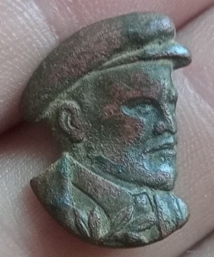 Траурный знак по случаю кончины Ленина 1924г редкий