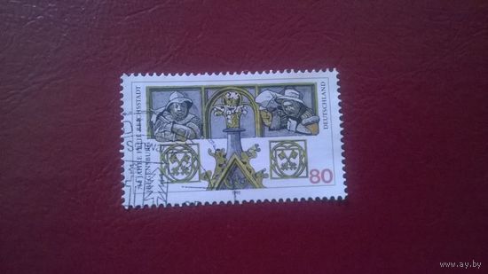 Марка 750 лет Регенсбургу 1995 год ФРГ