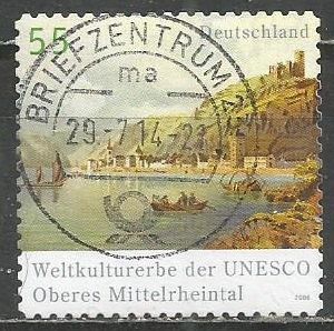 Германия. Долина Верхнего Рейна. Наследие ЮНЕСКО. 2006г. Mi#2536.