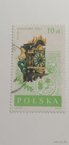 Польша 1988. Старинные часы