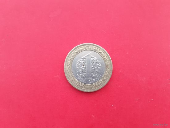 Монета Турция 1 лира 2018
