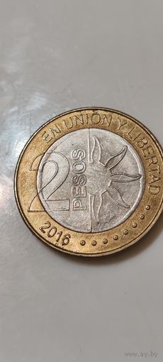 Аргентина  2 песо 2016