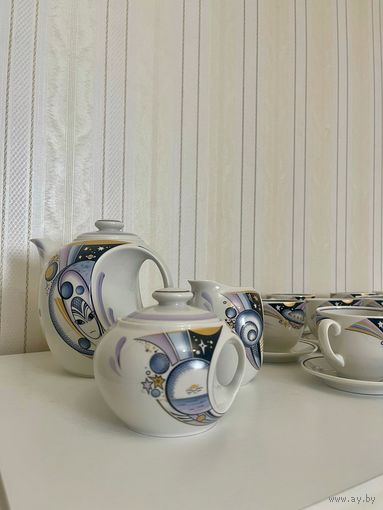 Чайный сервиз Инопланетянка СССР Редкость