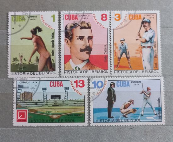 Куба. 1974г. История бейсбола.