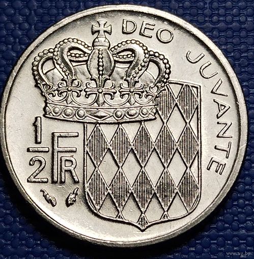 Монако 1/2 франка 1979 г.